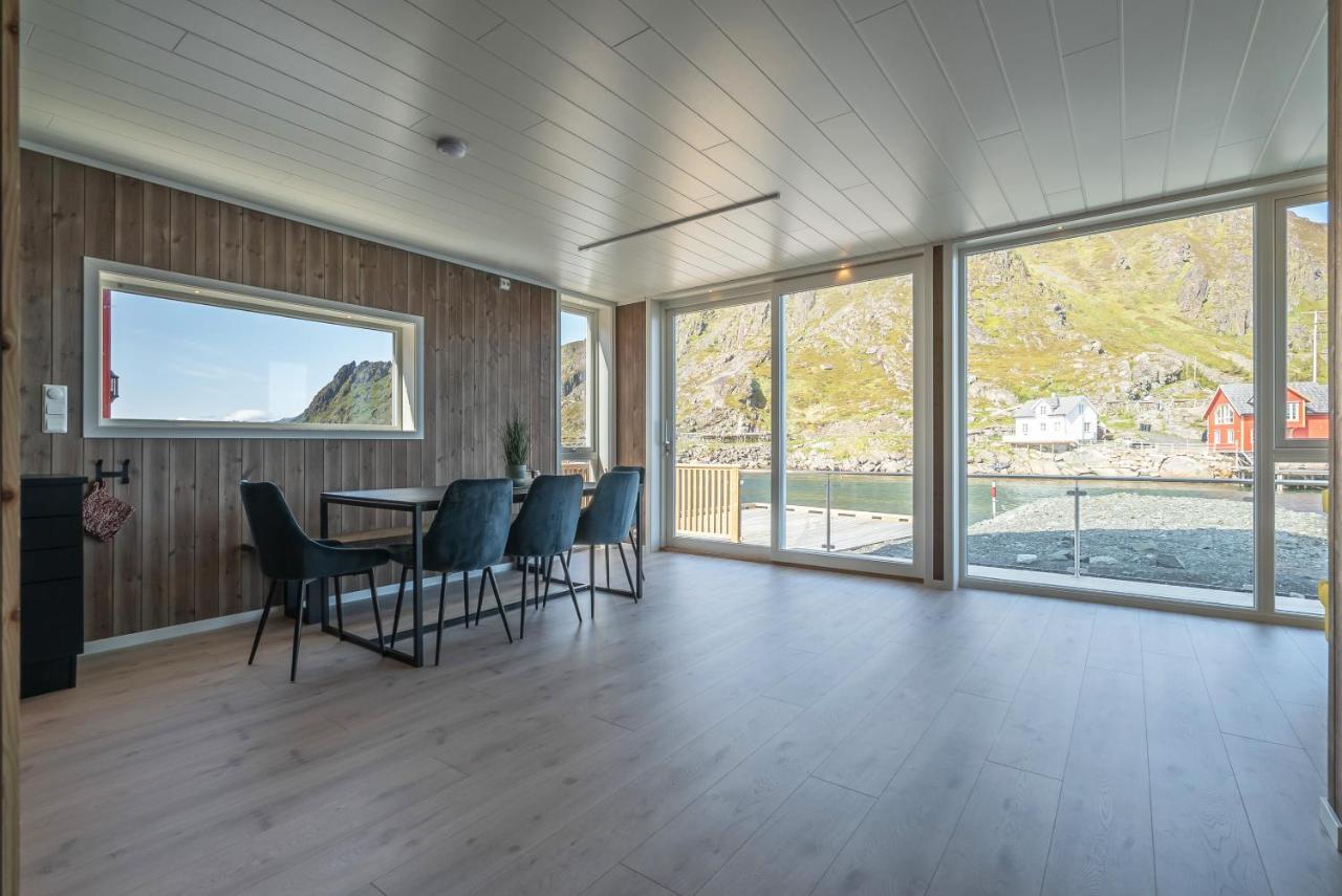 Seafront New Cabin In Lofoten Ballstad Zewnętrze zdjęcie